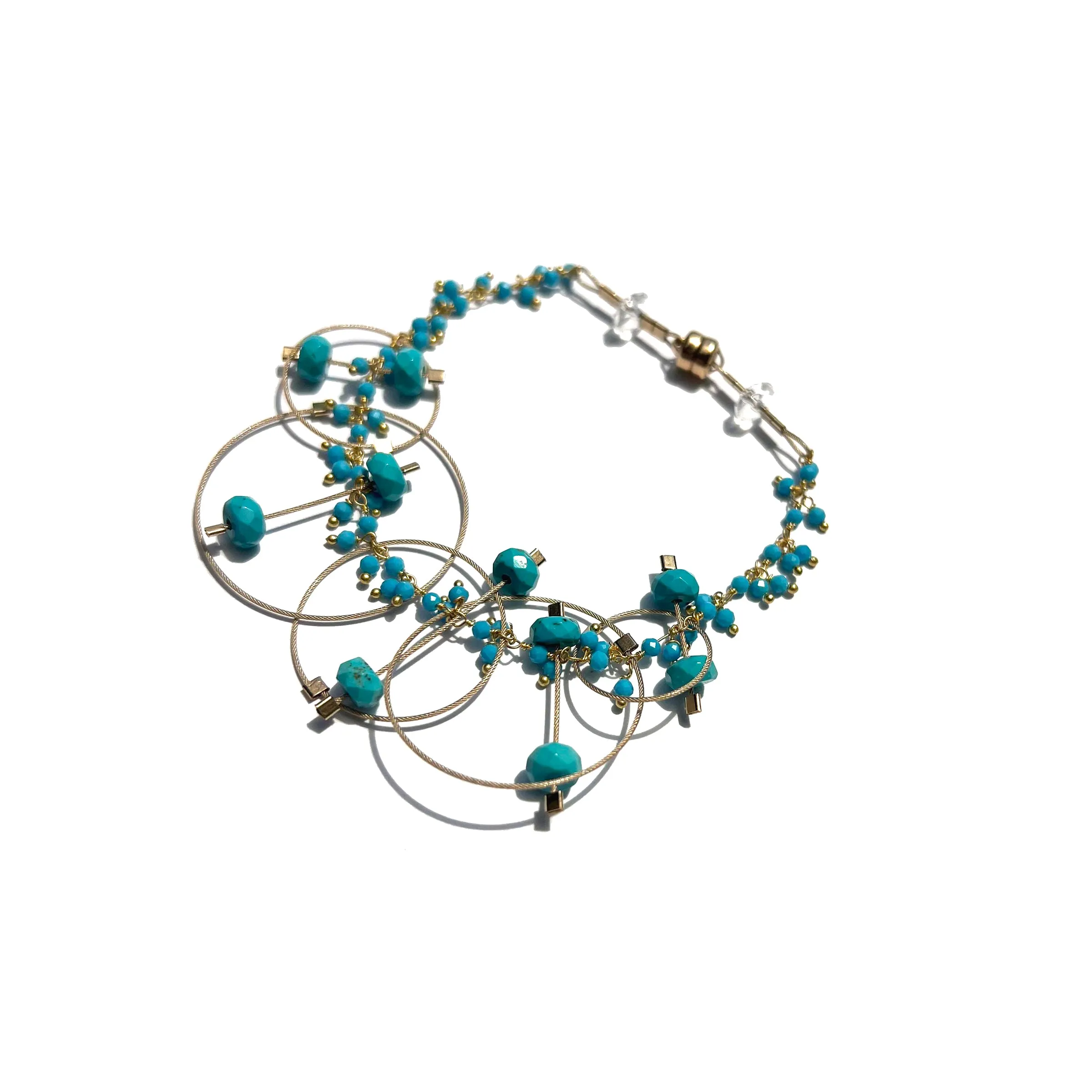 Delightful Caviar Clusters Bracelet