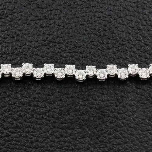 Diamond Offset Style Bracelet