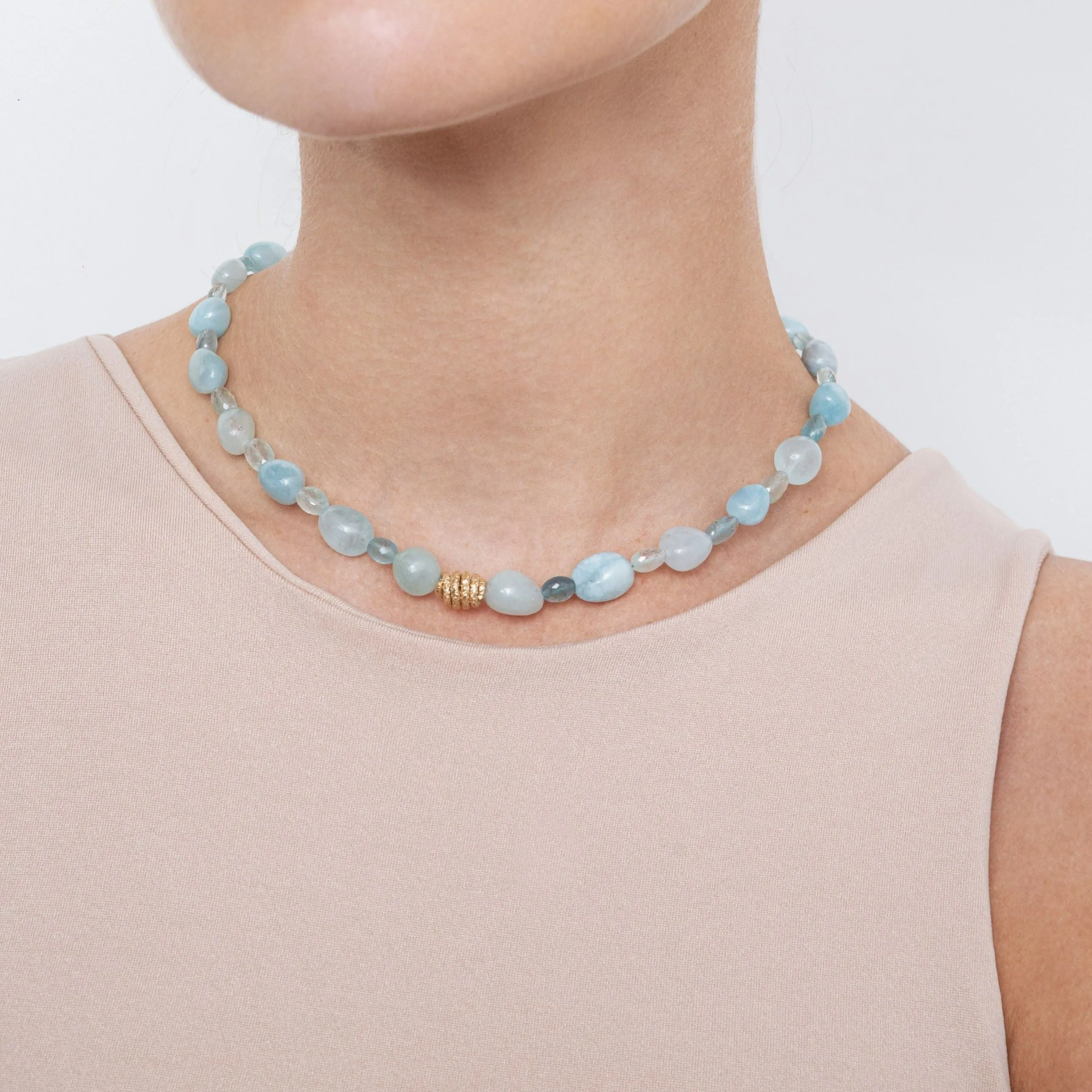 Diana Necklace #2 - Aquamarine