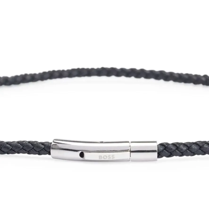 Double Braid Leather Bracelet 50501924
