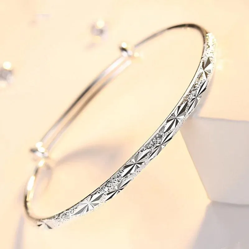 Dreamcatcher Charm Bracelet: Elegant Silver Cuff for Women's Special Occasions