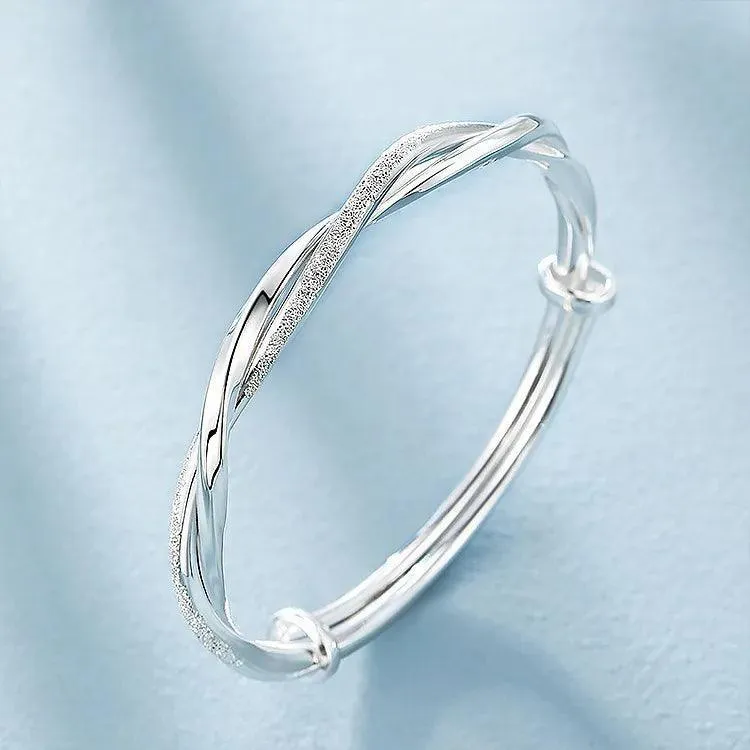 Dreamcatcher Charm Bracelet: Elegant Silver Cuff for Women's Special Occasions