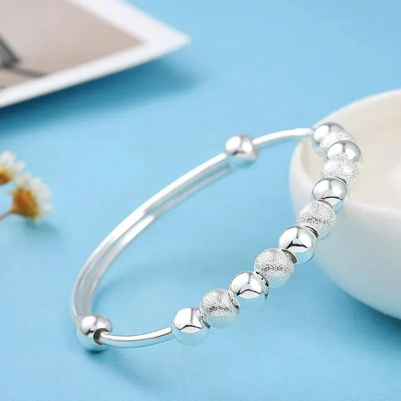 Dreamcatcher Charm Bracelet: Elegant Silver Cuff for Women's Special Occasions