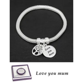 Equilibrium SP Mesh Tree of Life Bracelet Mum