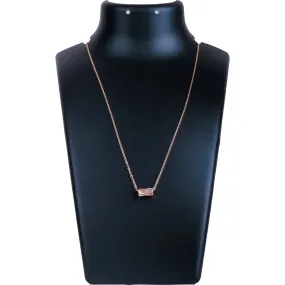 Fancy Diamond Rose Gold-plated Brass Pendant Gold-plated Diamond Brass Pendant