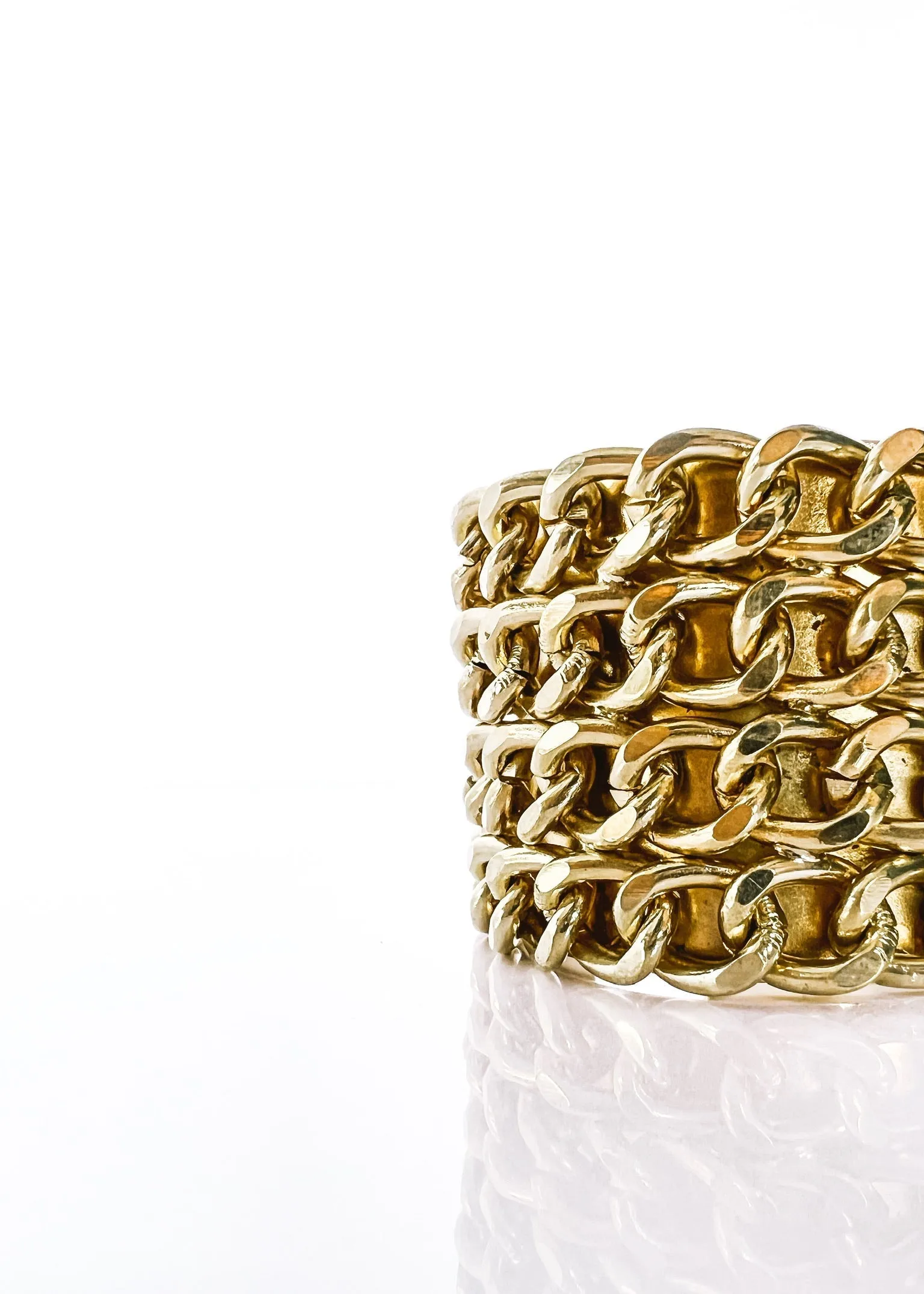 FINAL SALE: GILDED STATEMENT CUFF BRACELET