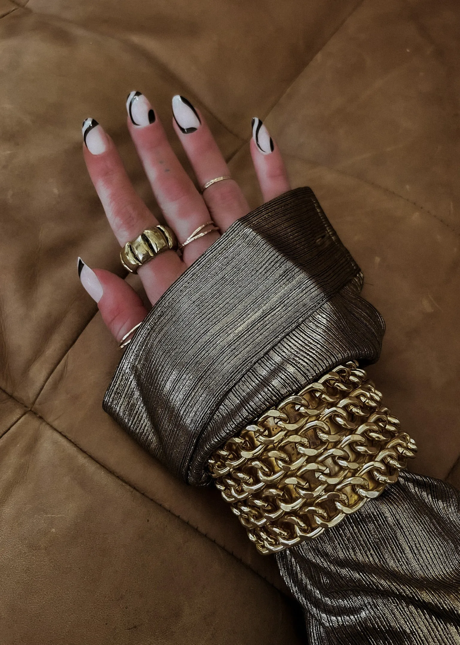 FINAL SALE: GILDED STATEMENT CUFF BRACELET