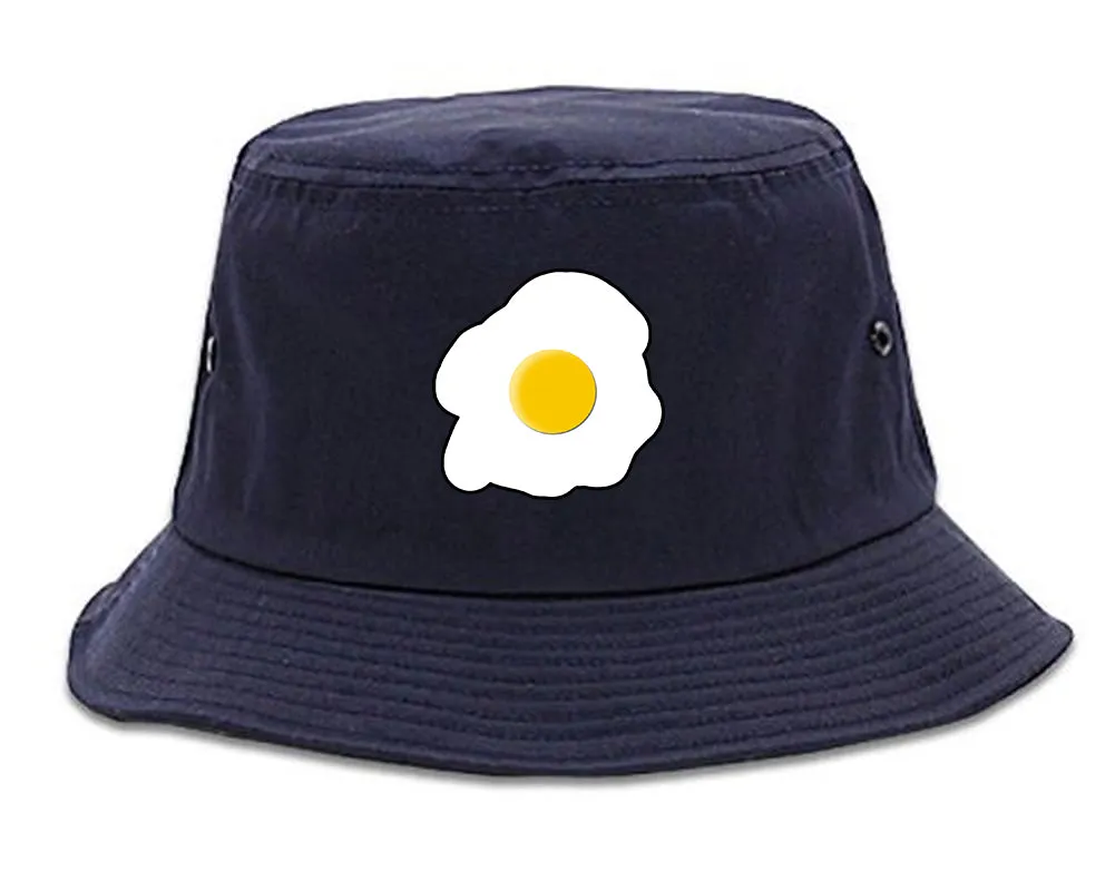 Fried Egg Breakfast Chest Mens Bucket Hat