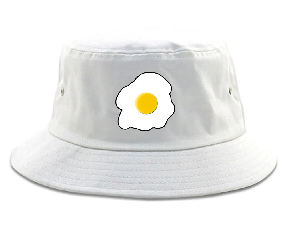 Fried Egg Breakfast Chest Mens Bucket Hat