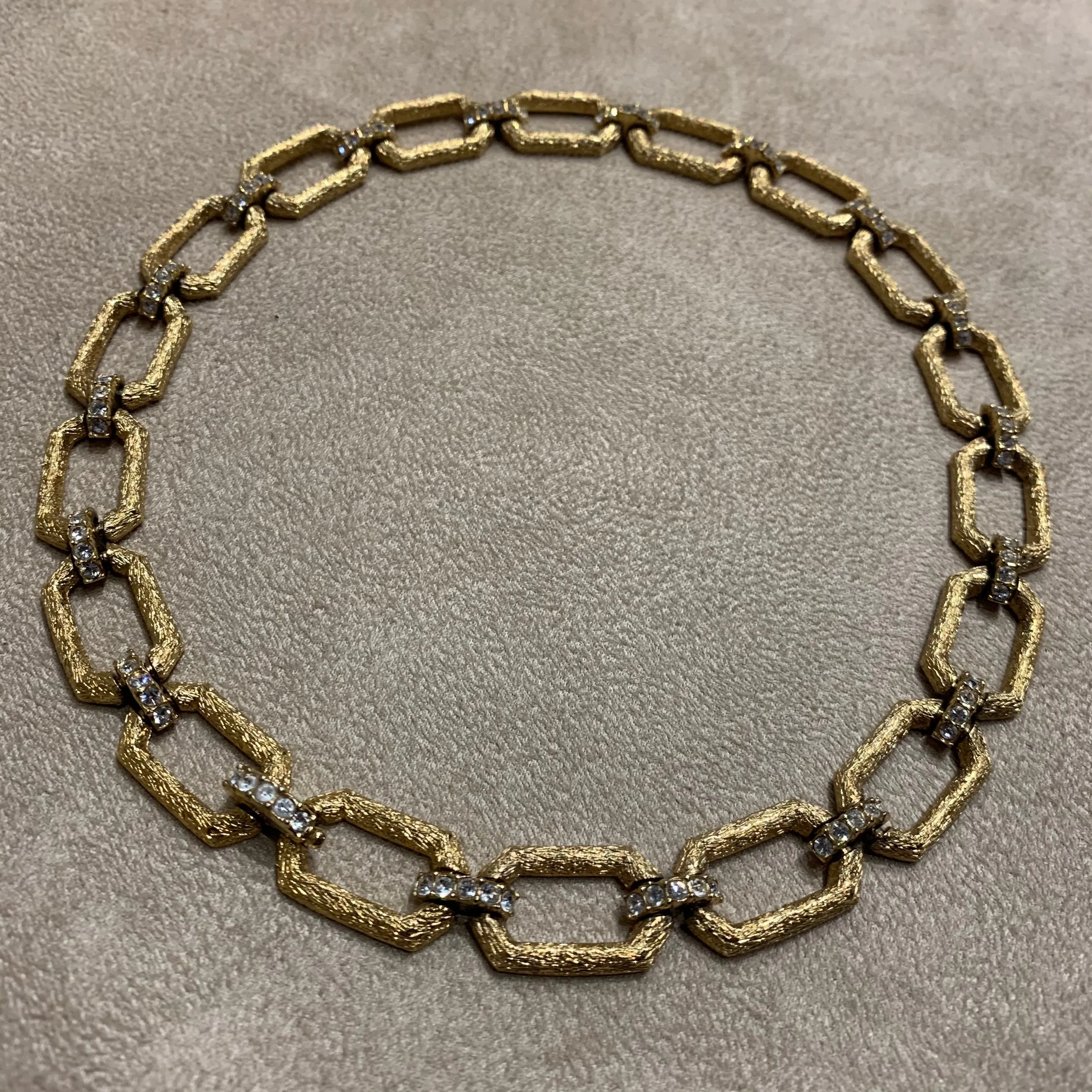 Gold chain link Necklace by Attwood and Sawyer