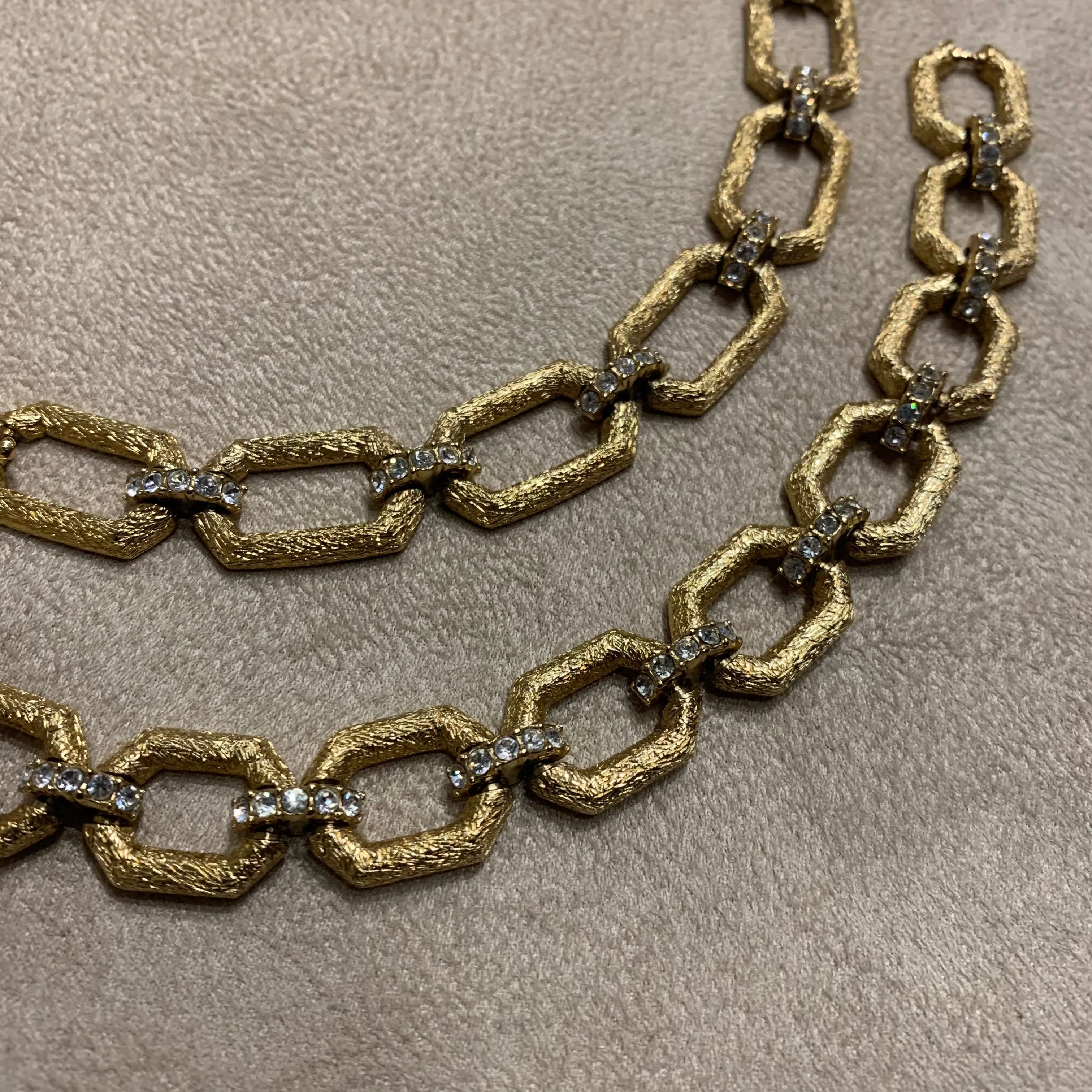 Gold chain link Necklace by Attwood and Sawyer