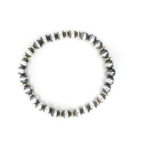 Gold Filled 6mm Navajo Pearl Stretch