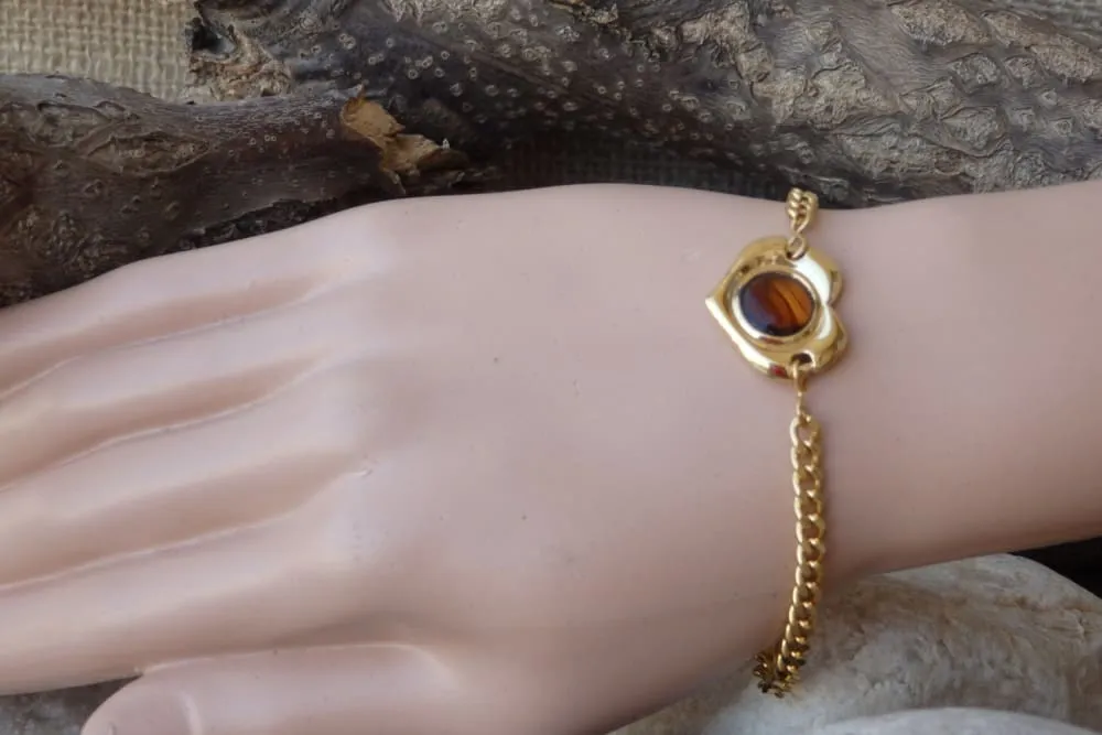 Gold Heart Bracelet