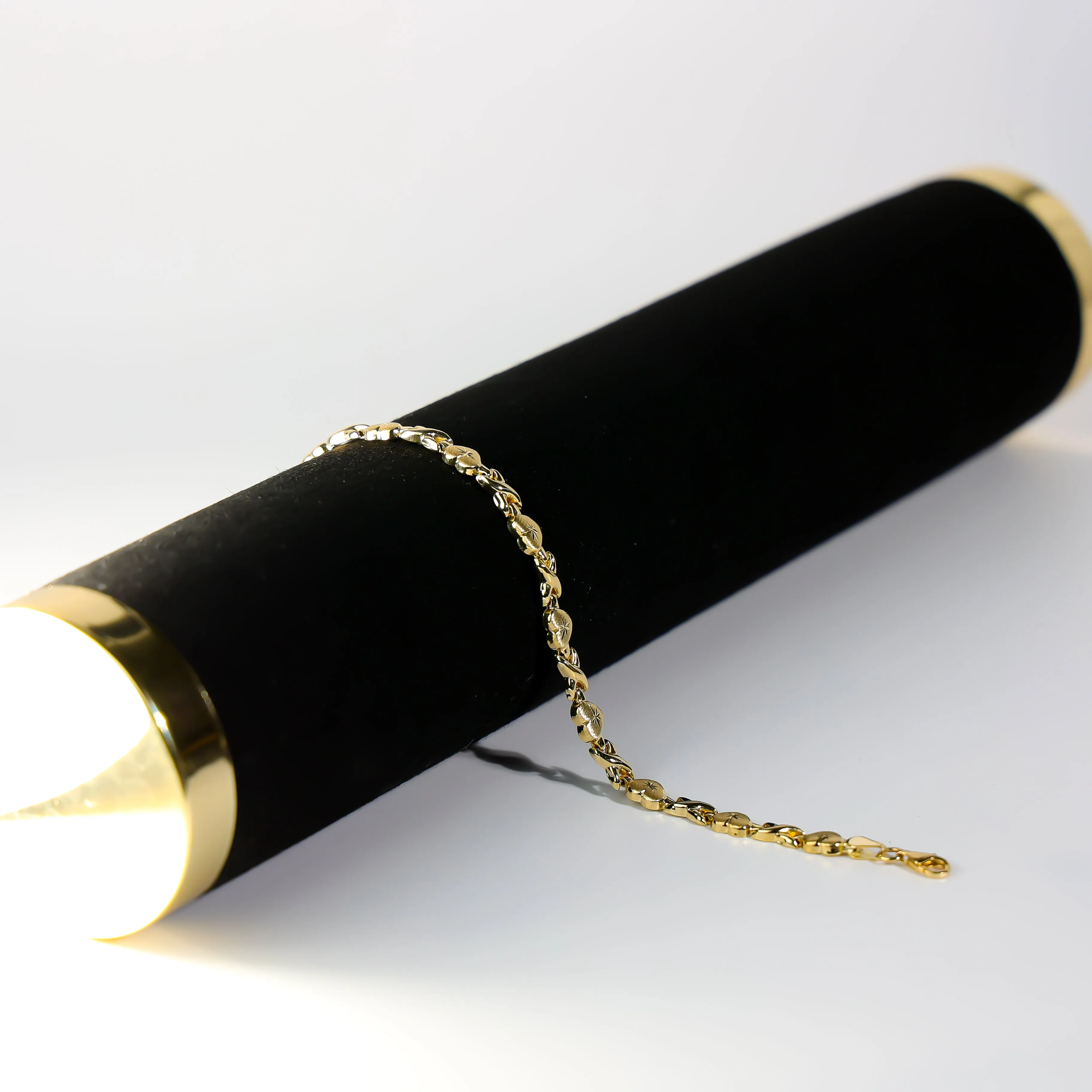 Gold XO Stampato Bracelet Model-AB0266