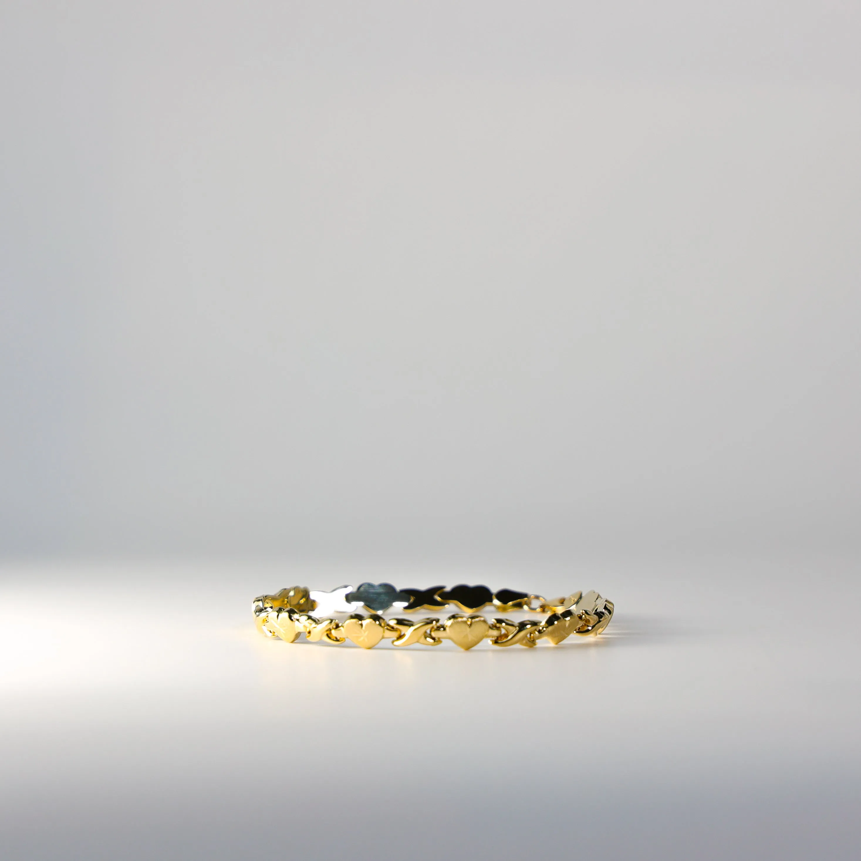 Gold XO Stampato Bracelet Model-AB0266