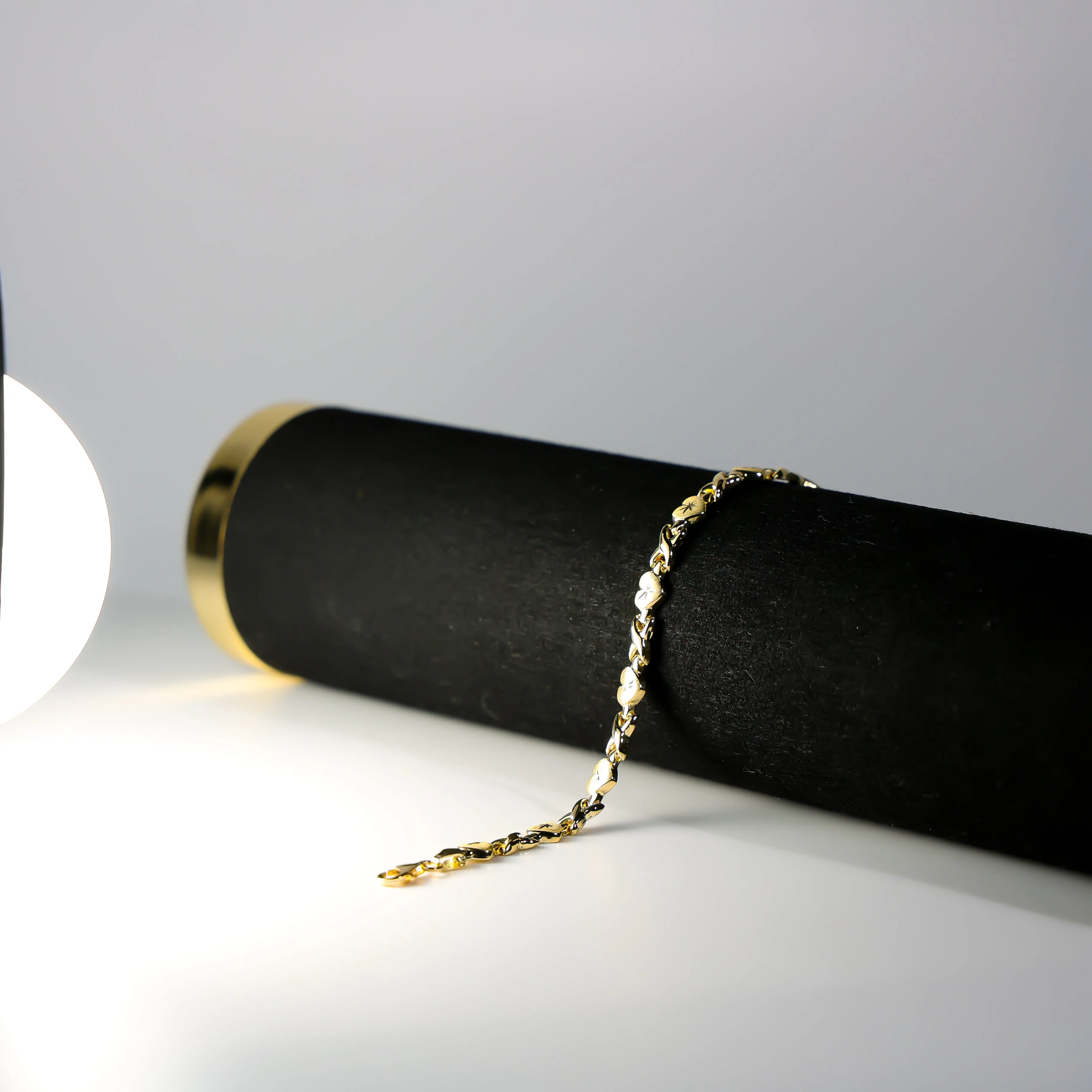 Gold XO Stampato Bracelet Model-AB0266