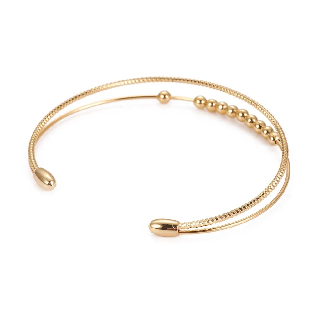 GOLDEN ERA - Gold Cuff Accent Bracelet