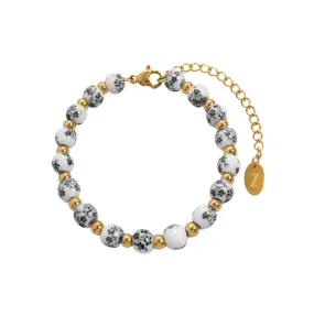 Greece Black Bead Bracelet