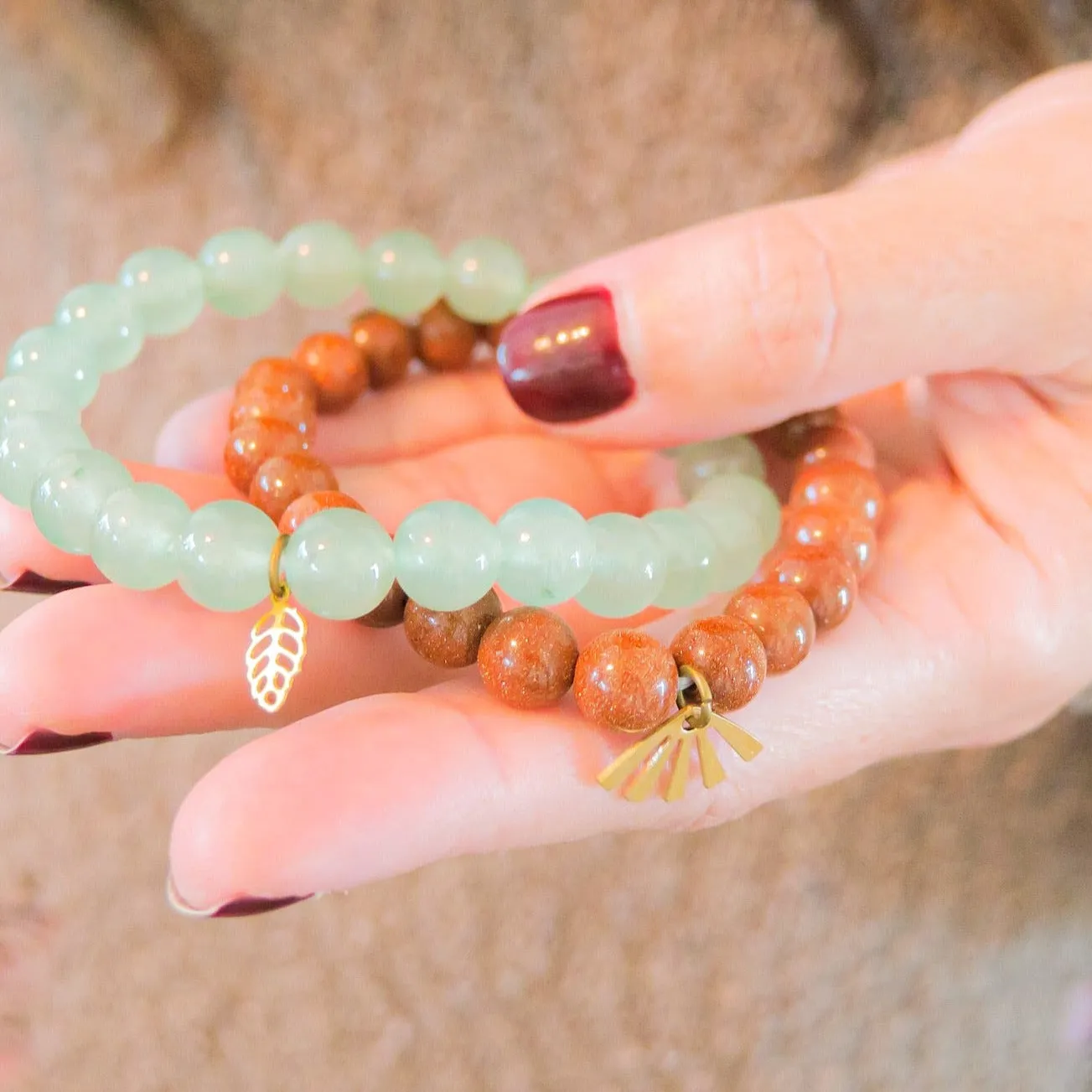 Green Aventurine Mala Bracelet