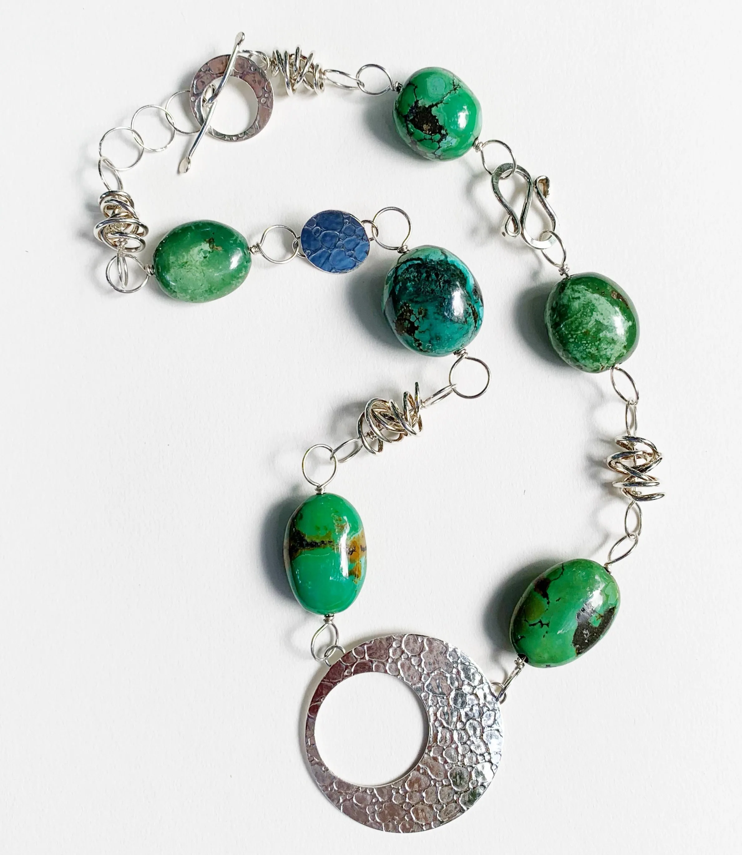 Green with Twizzle Necklace