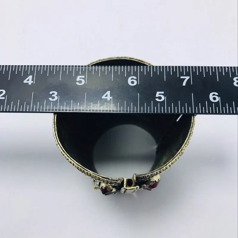 Gypsy Kuchi Bracelet With Glass Stones