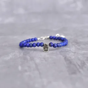 Hamsa Harmony - Lapis Lazuli Bracelets