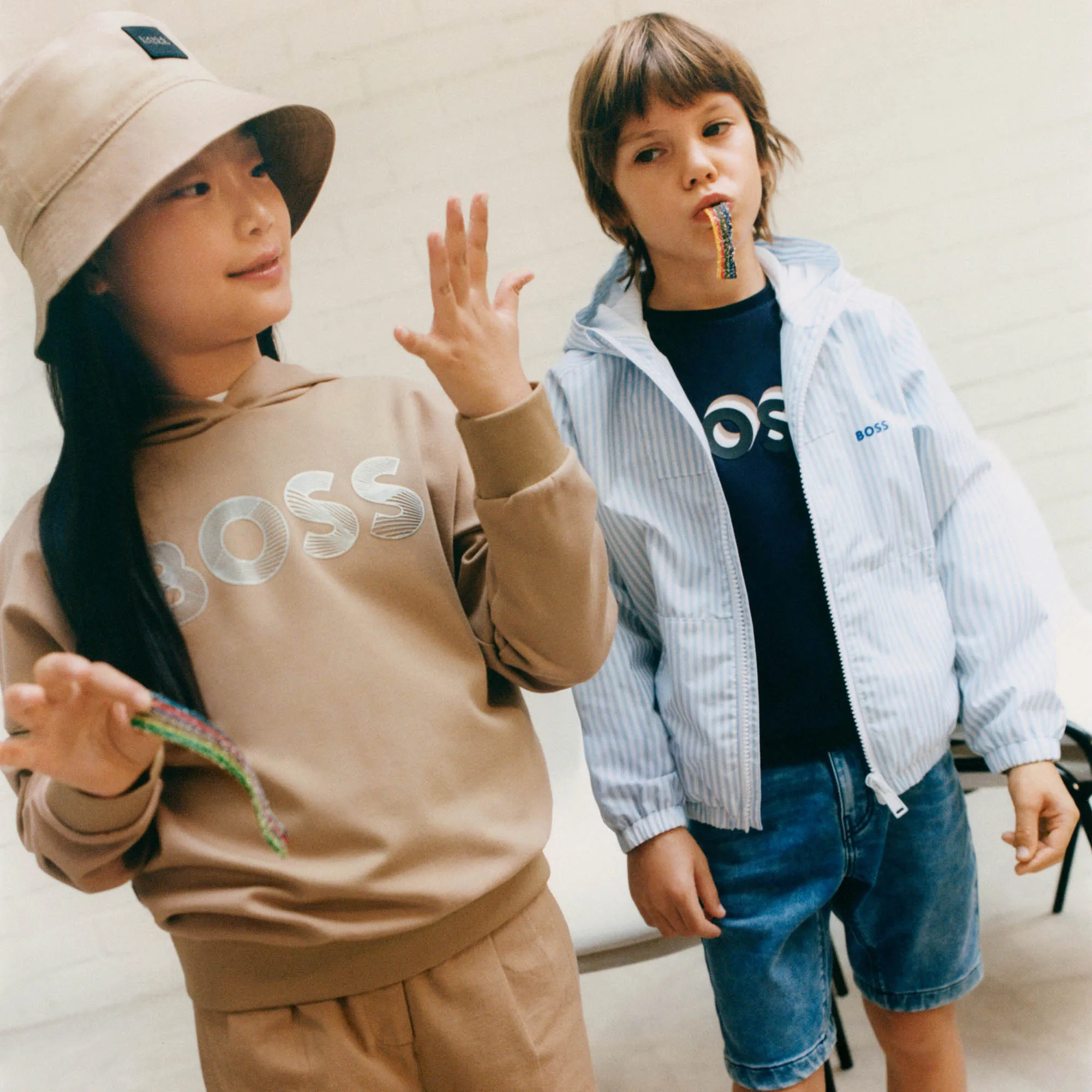 Hugo Boss Stone Bucket Hat