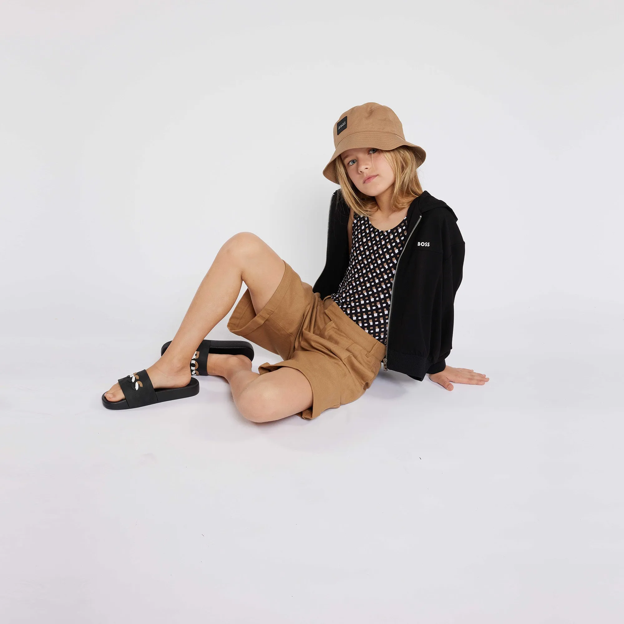 Hugo Boss Stone Bucket Hat