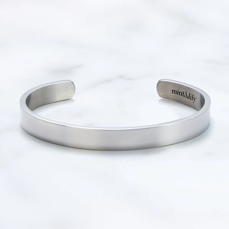 Inhale The Good Shit...Exhale The Bullshit Personalizable Cuff Bracelet