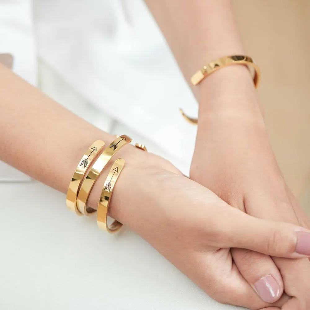 Inhale The Good Shit...Exhale The Bullshit Personalizable Cuff Bracelet