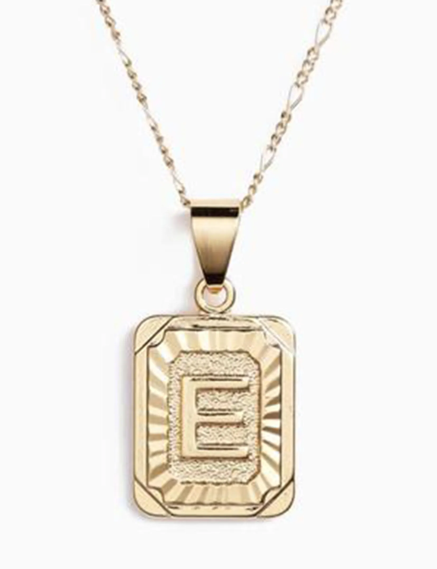 Initial Card, Gold Plated
