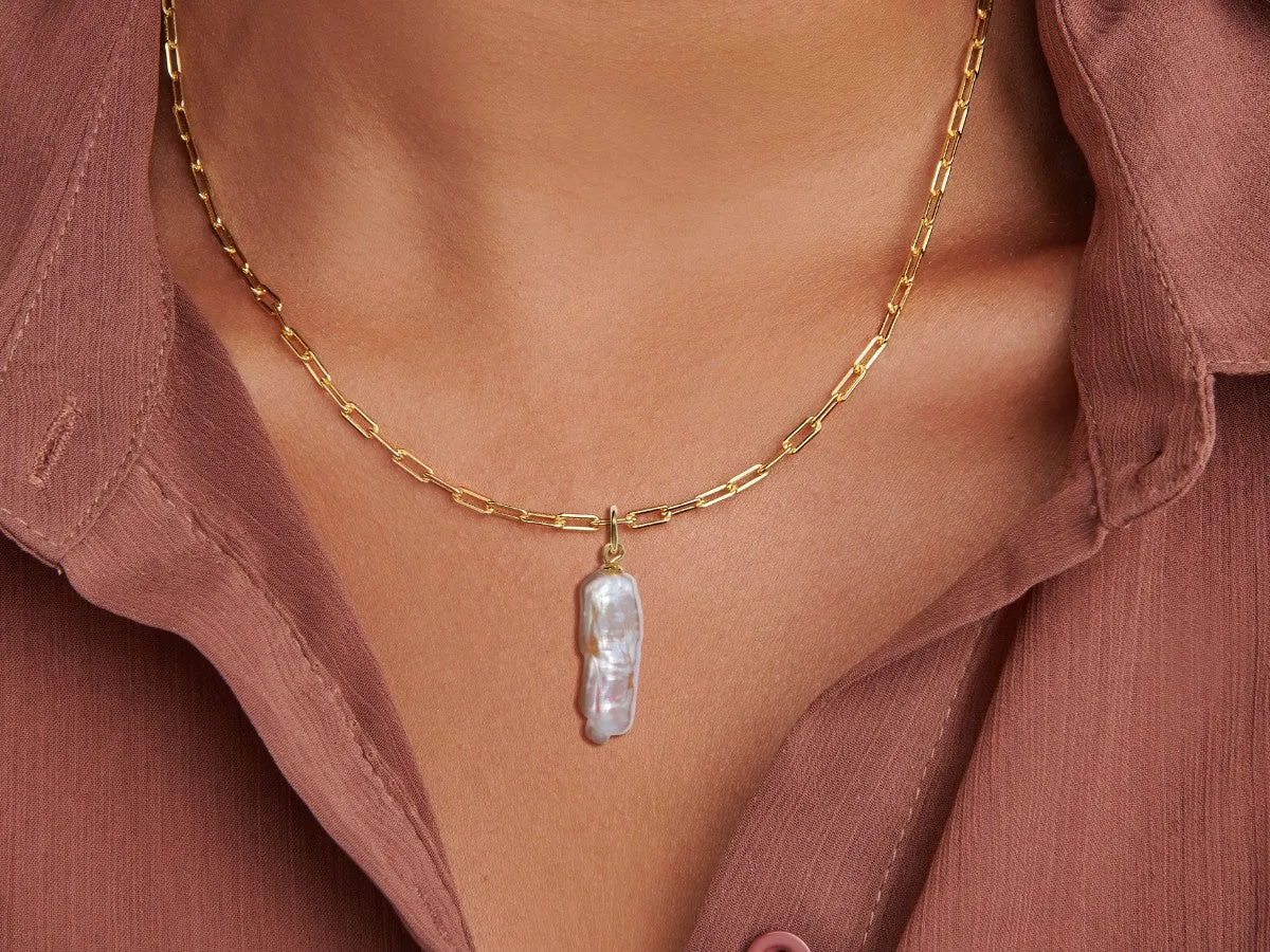 Isabella Pearl Necklace Charm