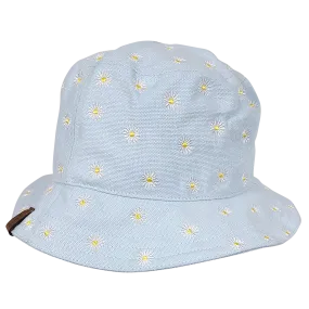 KB-005 C.C Daisy Rain Bucket Hat Light Blue