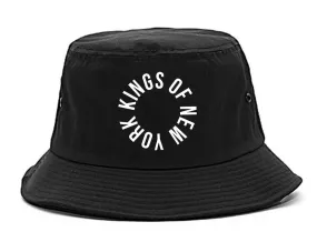 Kings Of New York Circle Emblem Logo Bucket Hat