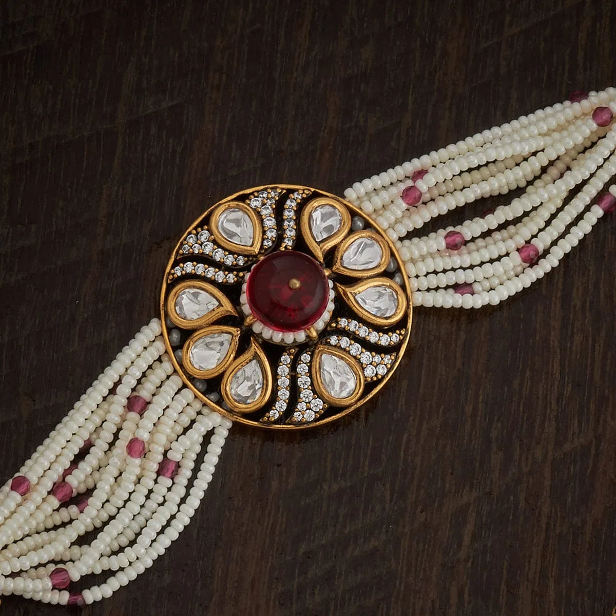 Kundan Bracelet 164003