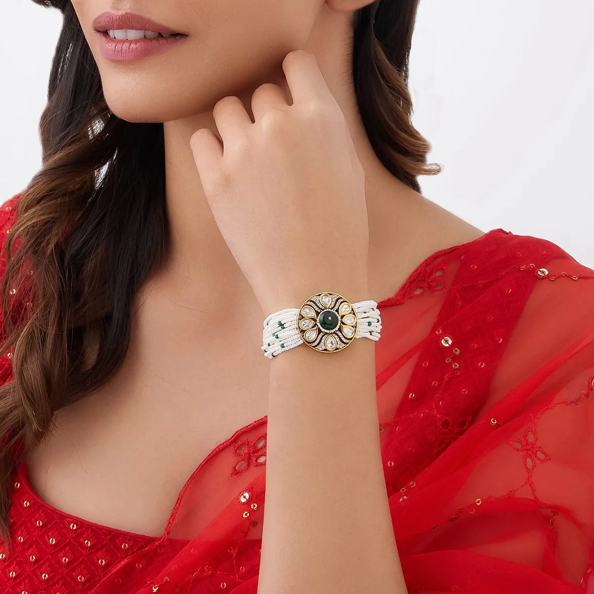 Kundan Bracelet 164003