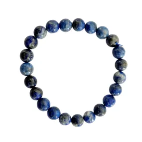 Lapis Lazuli Crystal Bracelet 8mm Beads