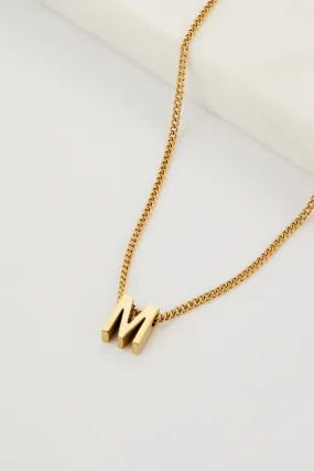 Letter Necklace M
