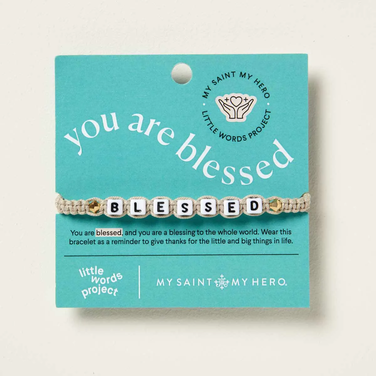 Little Words Project and My Saint My Hero Blessed Bracelet