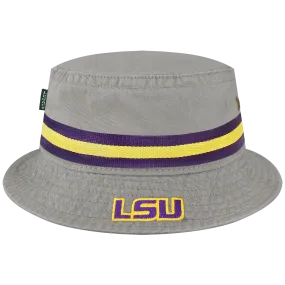 LSU Tigers Grey Relaxed Twill Bucket Hat