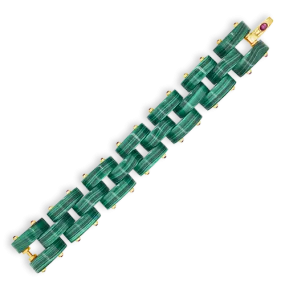 Malachite Link Bracelet