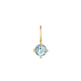 MARCH  |  Aquamarine Necklace Charm
