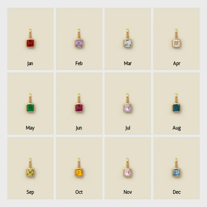 MCLuxe - Personalised Birthstone Charm