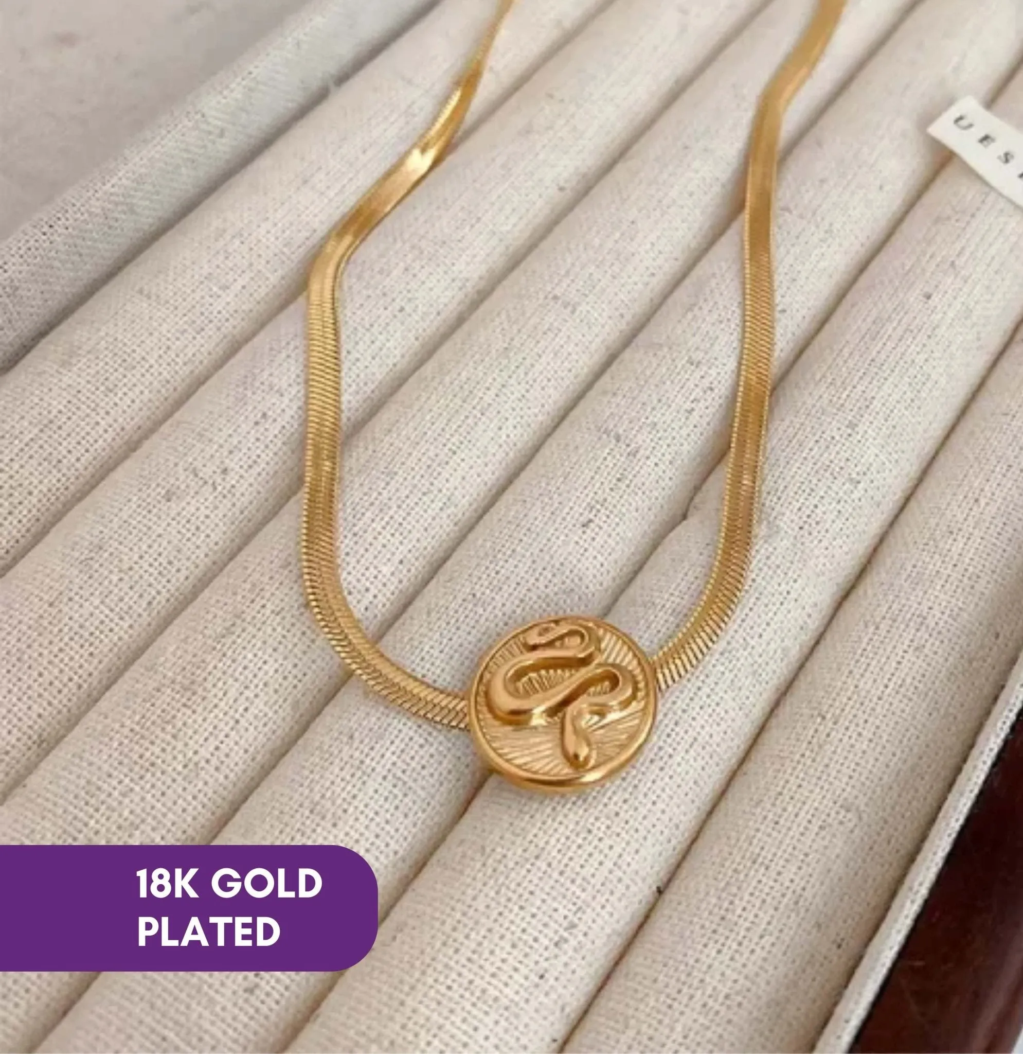 Medusa serpent diva necklace