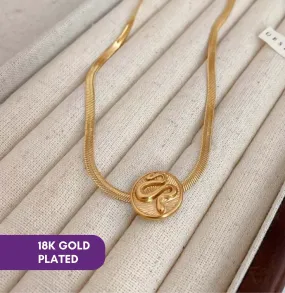 Medusa serpent diva necklace