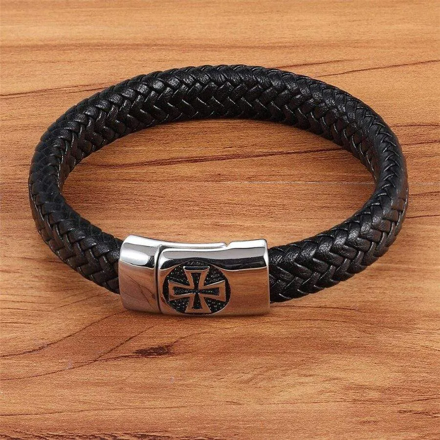 Men's Cross Bracelet <br> Maltese Cross