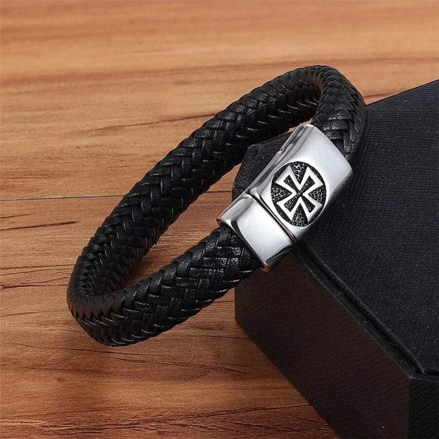 Men's Cross Bracelet <br> Maltese Cross