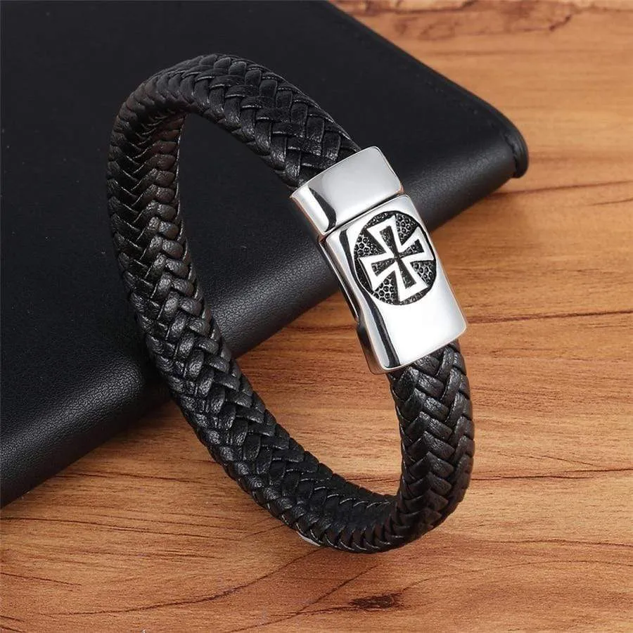Men's Cross Bracelet <br> Maltese Cross