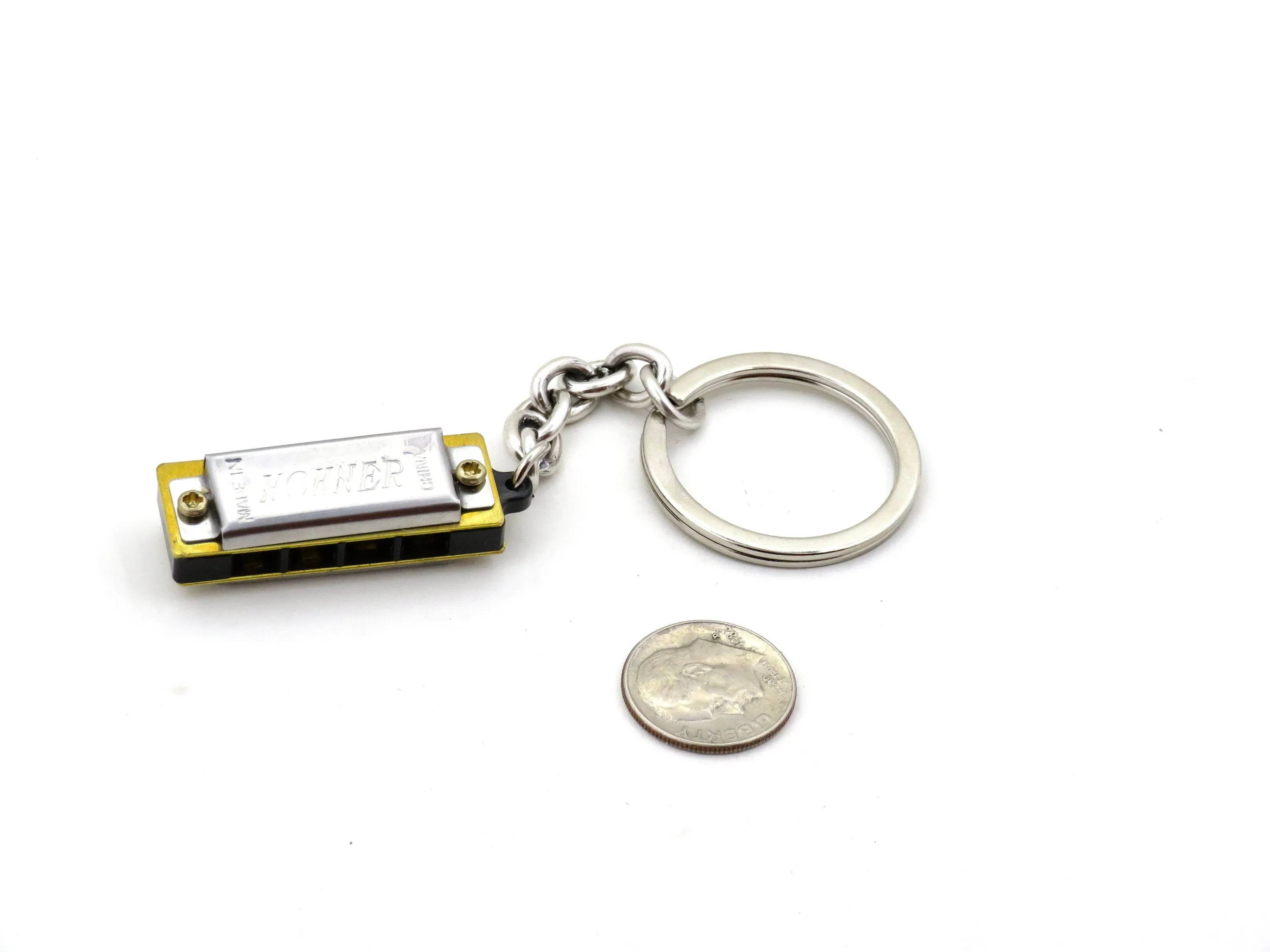 Mini Harmonica Keyring