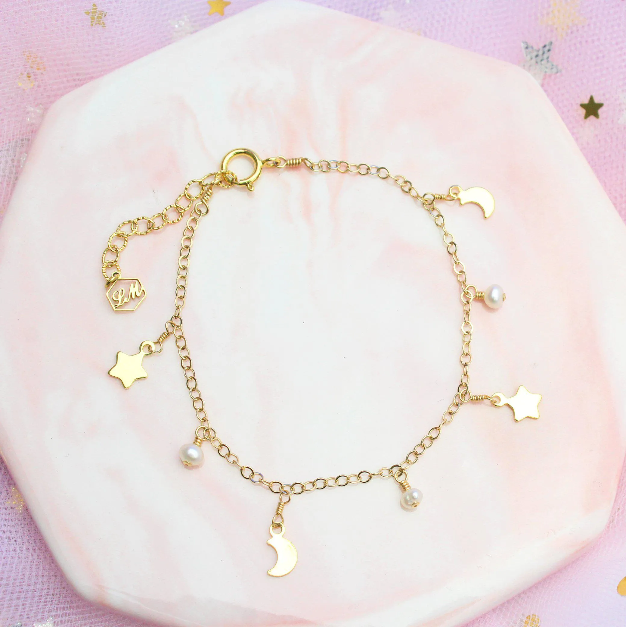 Moon & Star Bracelet
